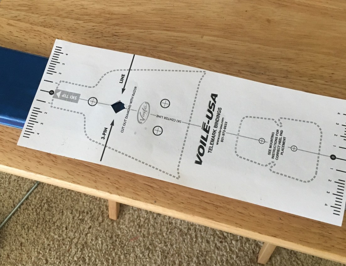 DIY Mounting a Telemark Ski Binding KitchiGami